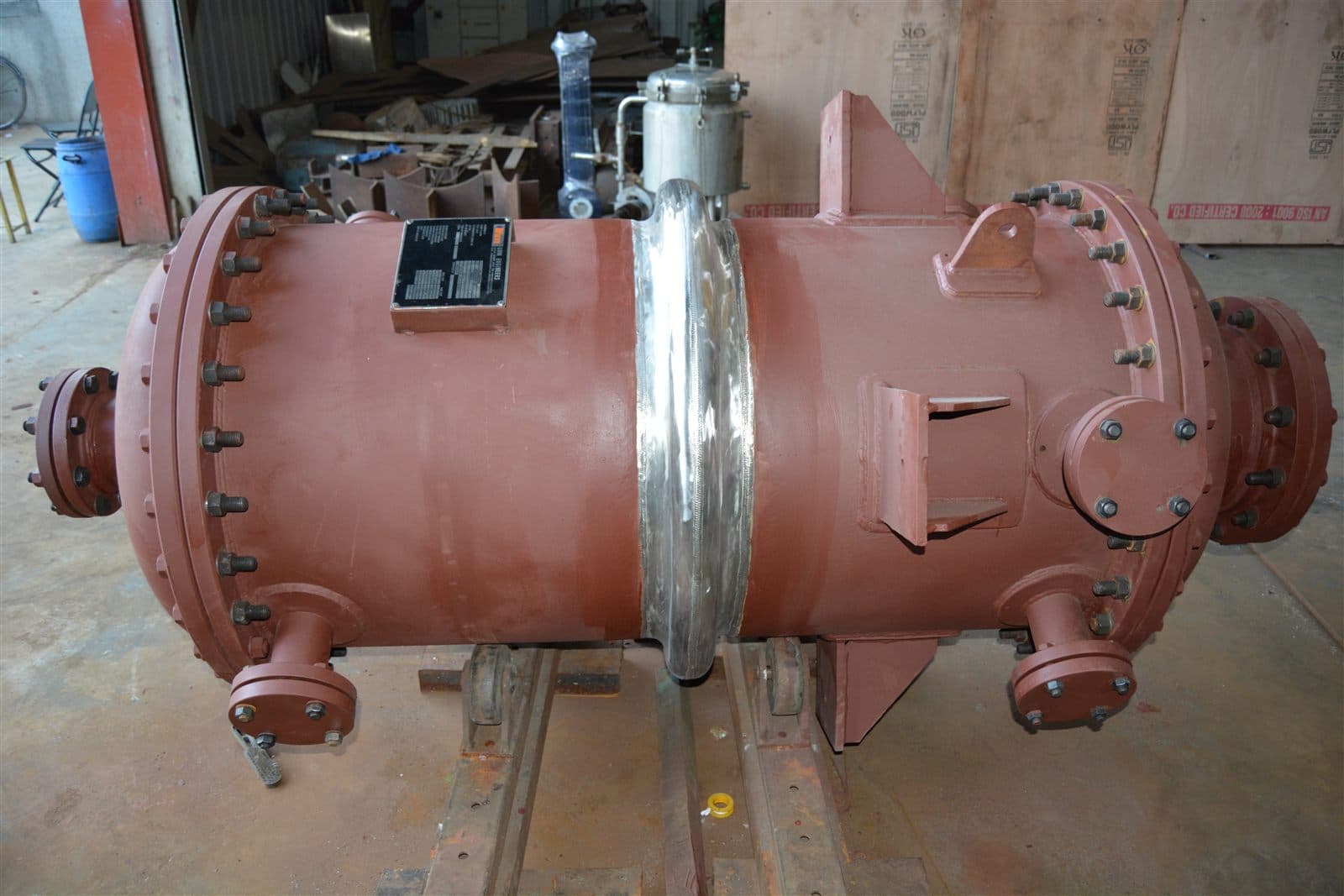 Heat exchanger fabrication at Ohm Engineers works — Vadodara