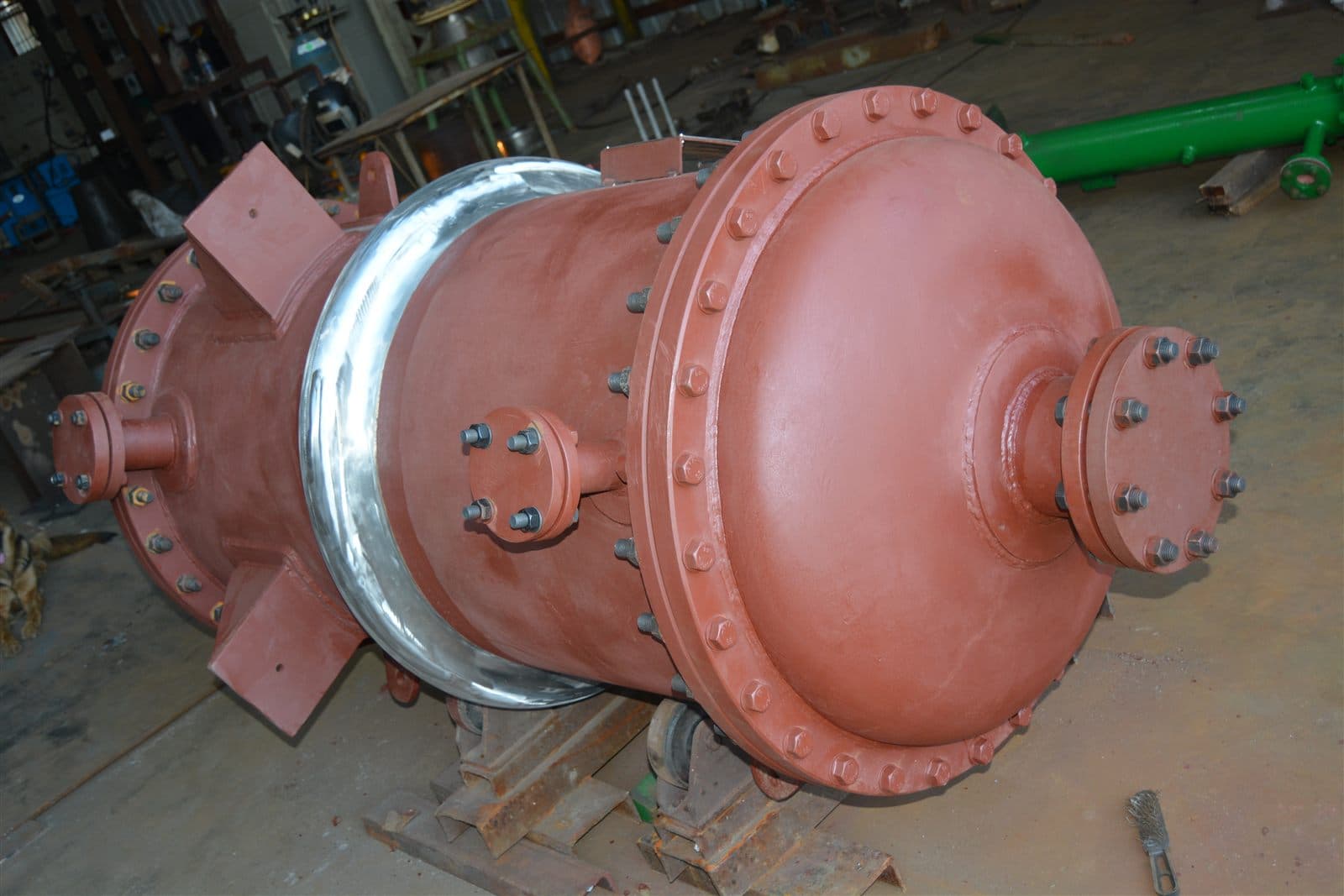 Heat exchanger under shop inspection