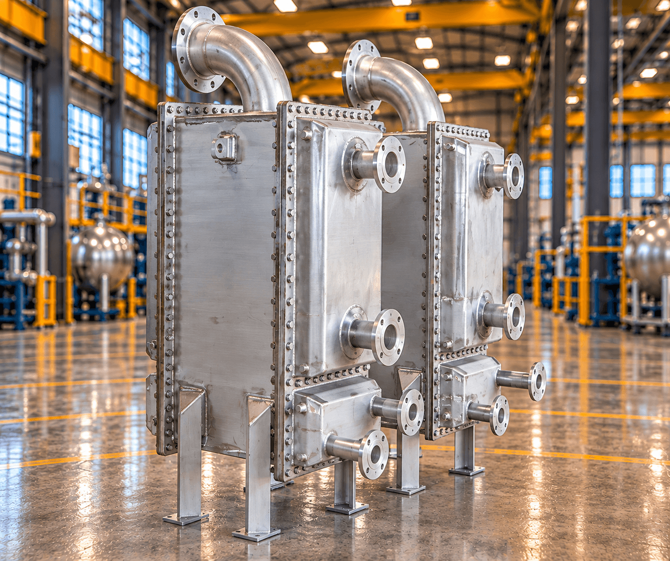 Rectangular cross-flow box type heat exchanger — Ohm Engineers